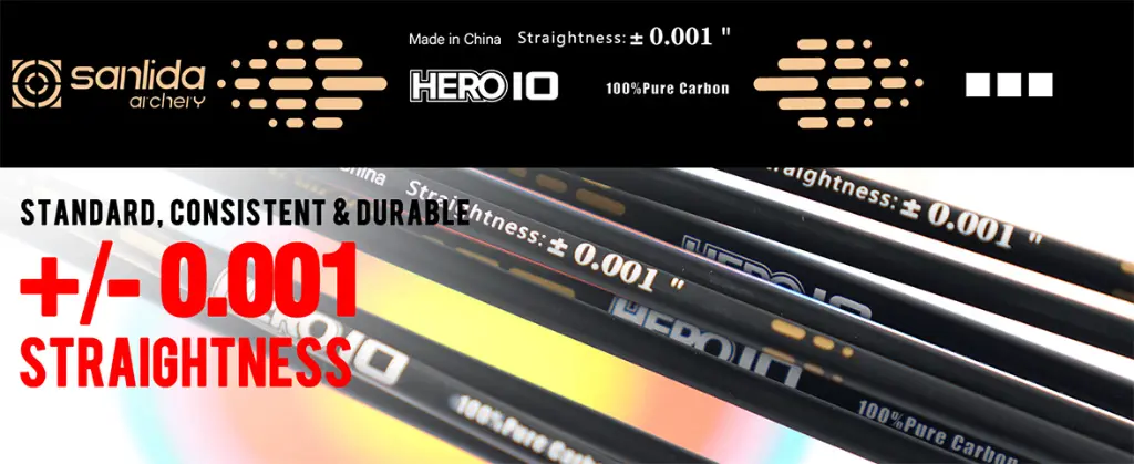 Hero 10 Target Compound Carbon Arrows 12pcs2.webp