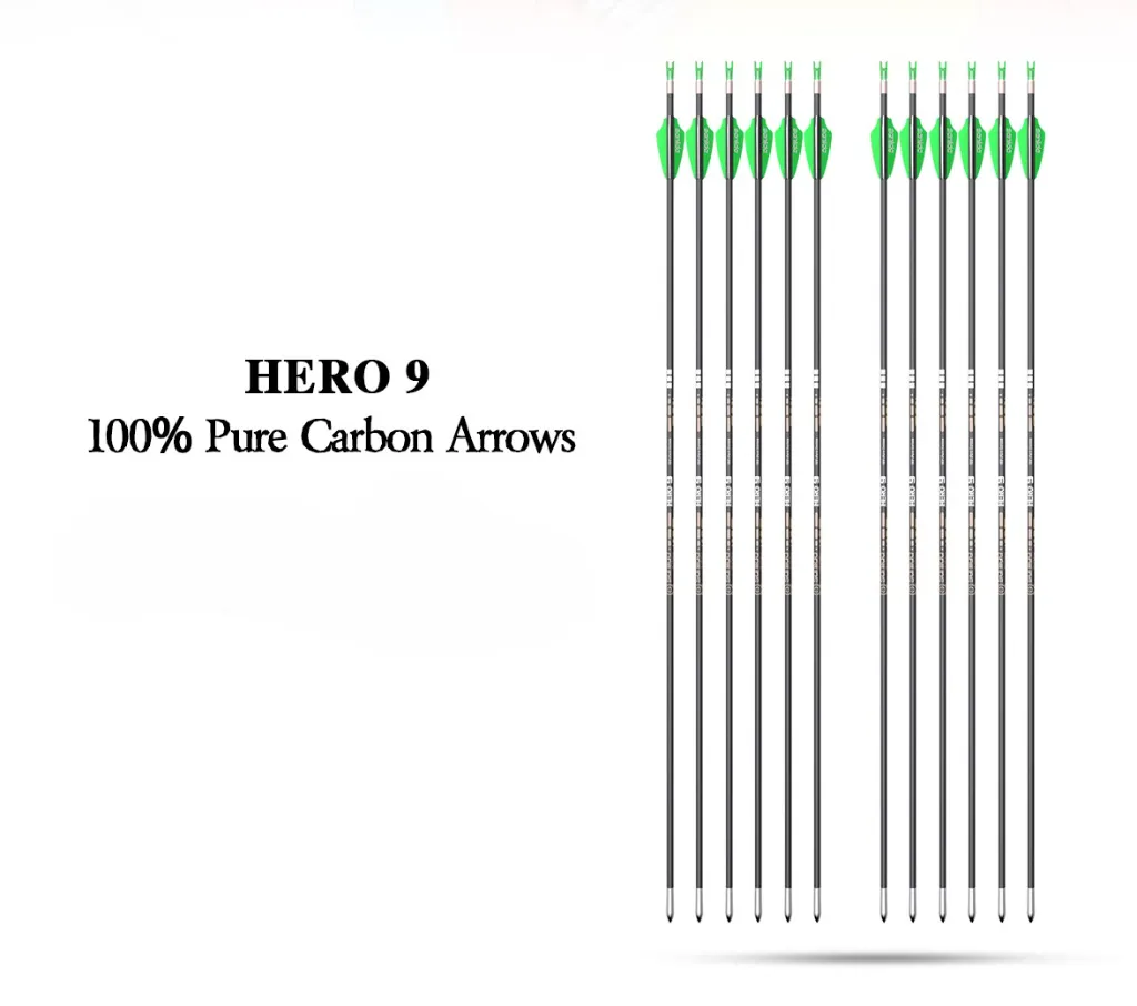 Hero 9 Target Compound Carbon Arrows 12pcs2.webp
