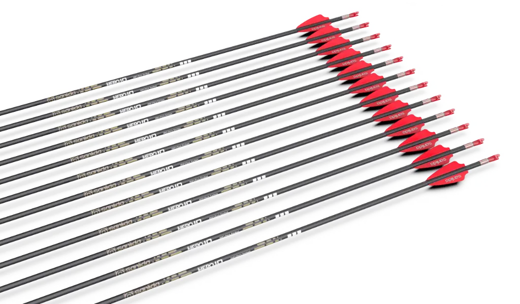 Hero 10 Target Compound Carbon 32" 500 Arrows 12pcs