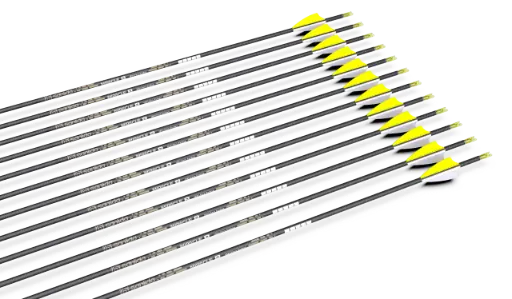 Miracle 8 Target Recurve Carbon Arrows 28" 900 